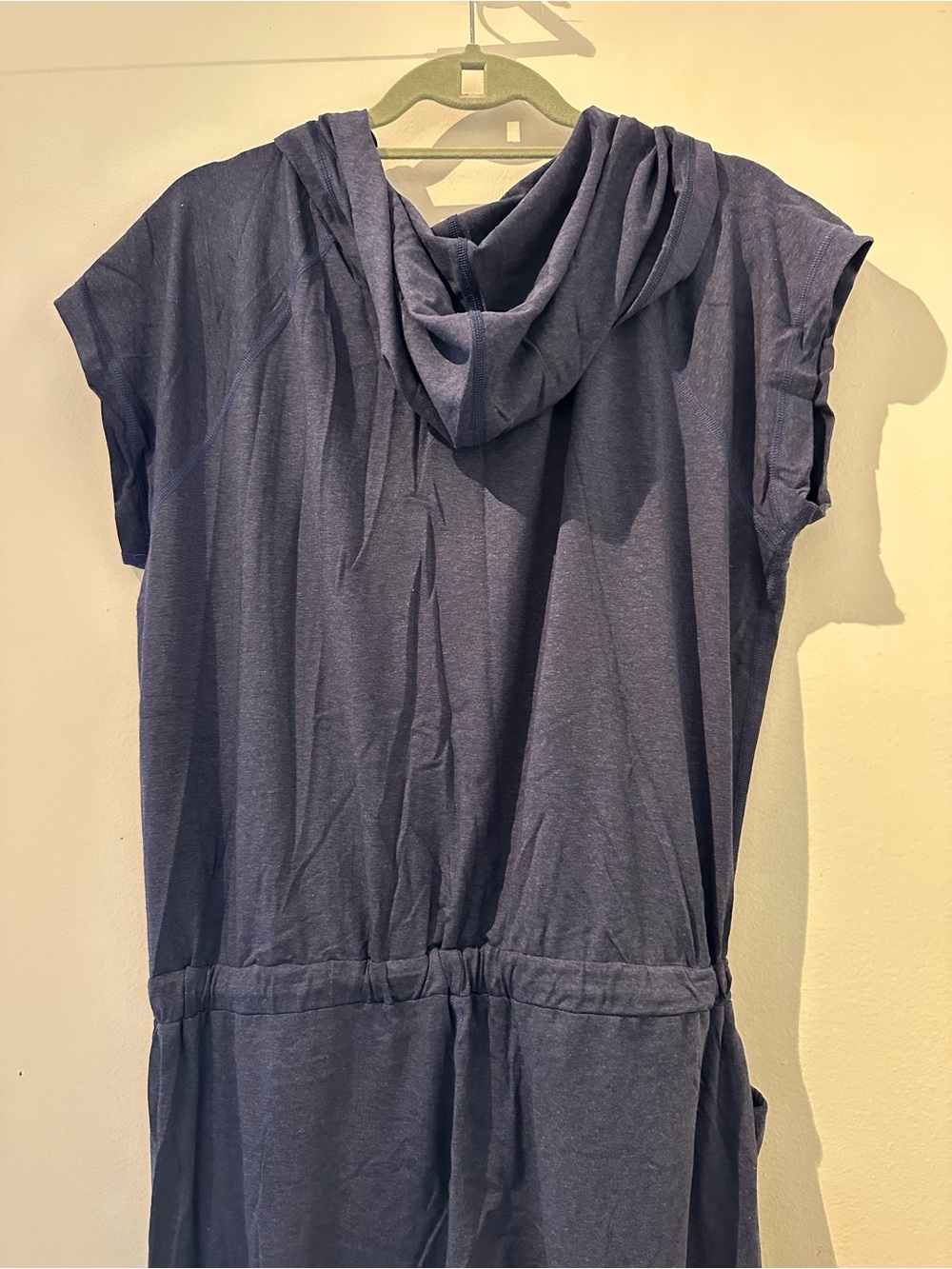 Imbōdhi Navy Hooded Zip-Front Jumpsuit - Picture 5 of 6